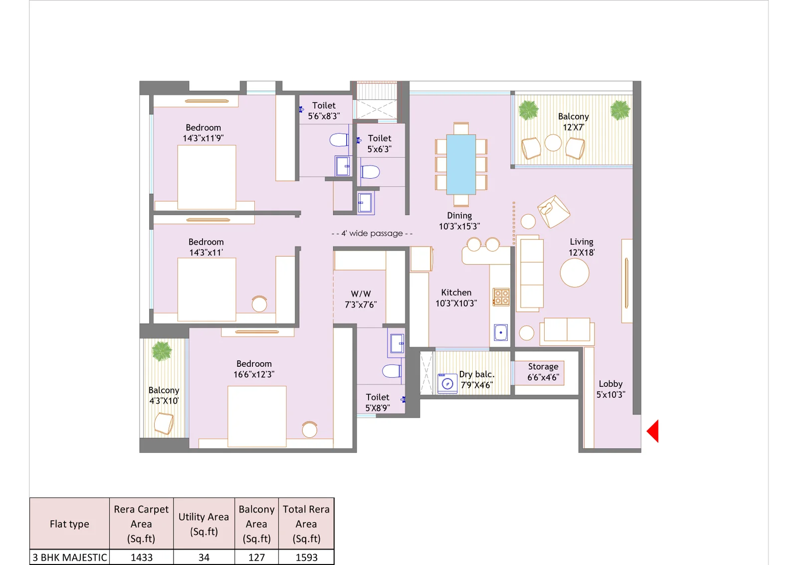 Majestique Krutarth  Floor Plan