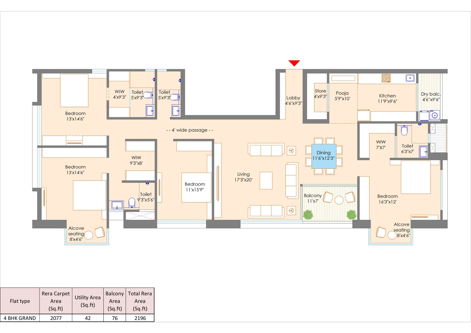 Majestique Krutarth  Floor Plan